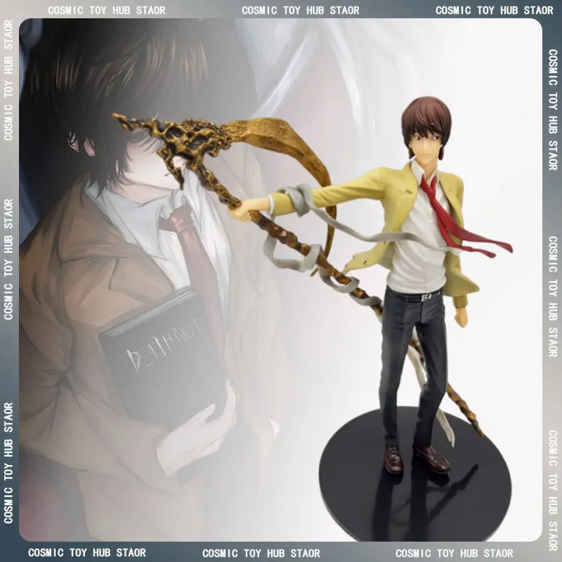 

Death Note Anime Figures Yagami Light Figure Pvc Model Gk Statue Collectible Toy Desk Decoration Dolls Children Birthday Gifts
