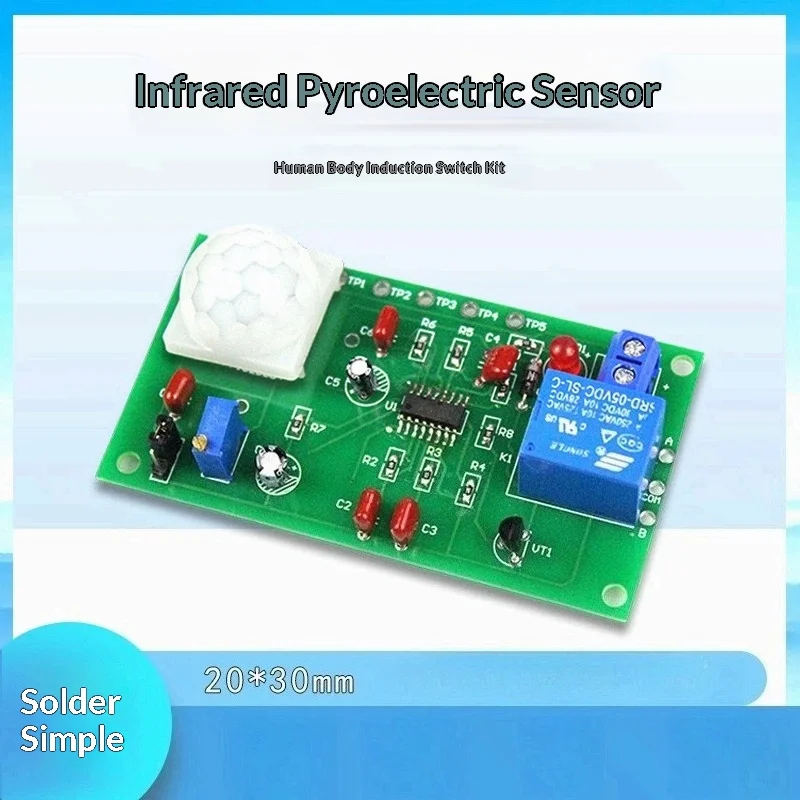 unidade-de-inducao-infravermelha-piroeletrica-para-controle-de-acesso-kit-de-circuito-eletronico-diy
