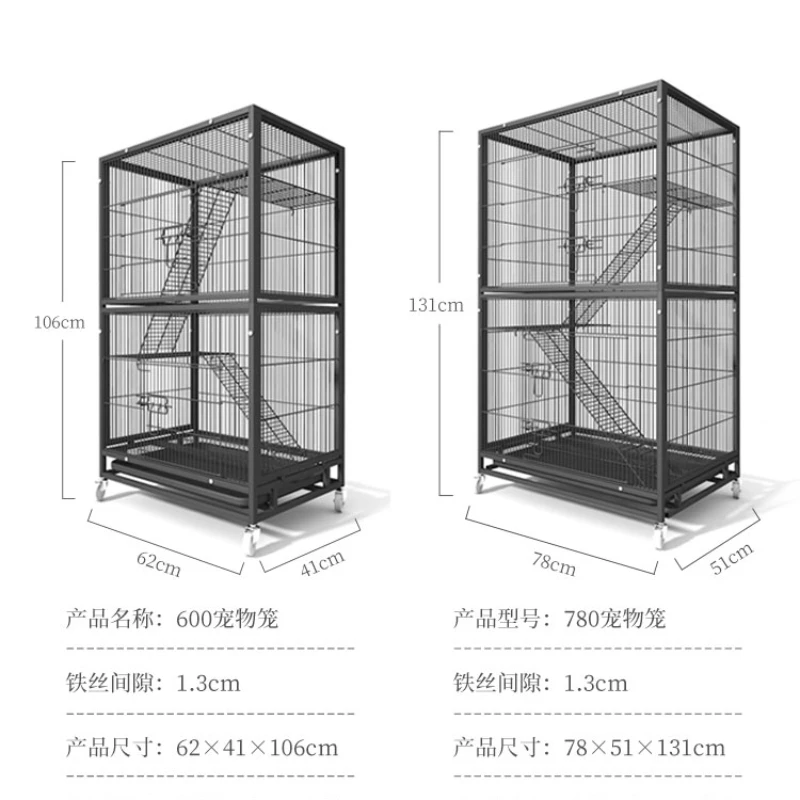 Outdoor House Bird Cages Squirrel Villa Chinchilla Cabinet Cat Large Size Bird Cages Marten Garden Vogelkooi Pet Products QF50NL