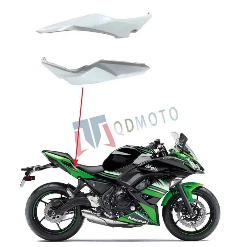 Dla Kawasaki Ninja 650 ER6F EX650 2017-2019 akcesoria motocyklowe niepomalowana tylna pokrywa boczna ABS owiewka wtryskowa