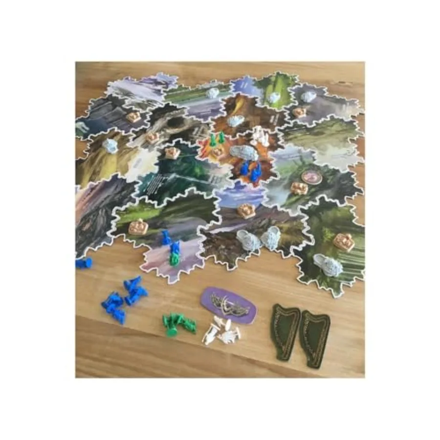 لعبة استراتيجية لعبة Inis Board تعتمد على أقلية منطقة الأساطير السلتية ولعبة صياغة البطاقات للبالغين والمراهقين من عمر 14+ 24 ص #2