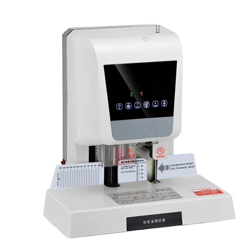 Automatic Electric Hot Melt Glue Comb Binding Machine for Book and Financial Voucher Punching for Pipe Binding