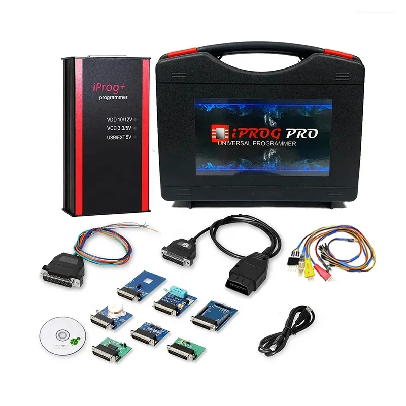 IPROG Pro V87 IMMO Car Radio SRS Reset Dashboard Full ECU Key Programmer Replace Digiprog Carprog