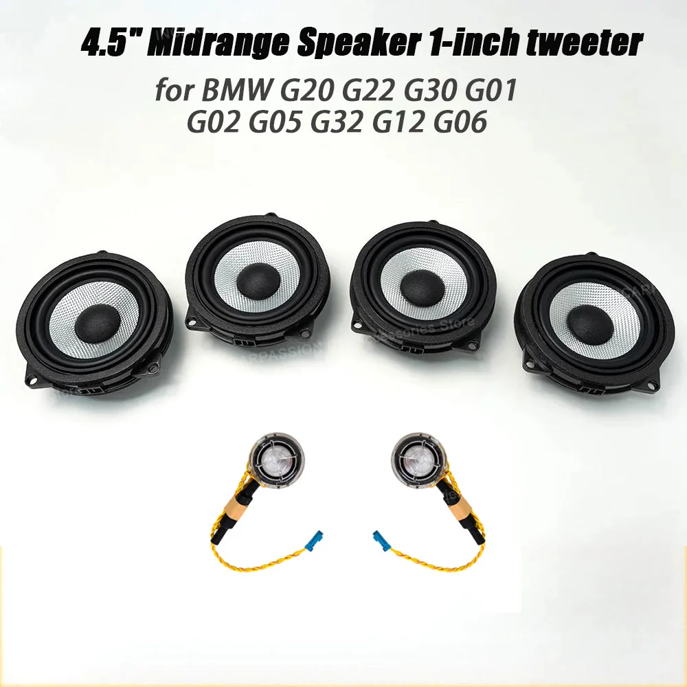Car Midrange Horn Subwoofer, Auto Speakers, Tweeters for BMW G20 G22 G30 G01 G02 G05 G32 G12 G06