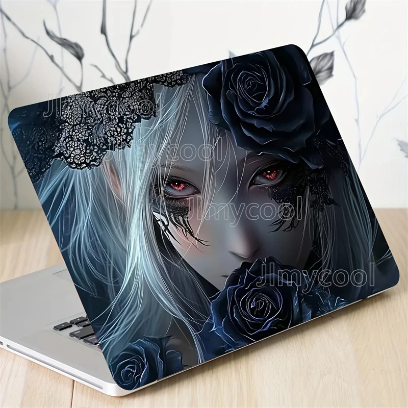 Un ensemble de 2 beaux autocollants de peau pour ordinateur portable autocollants de protection universels pour netbook adaptés aux ordinateurs portables autocollant autocollant