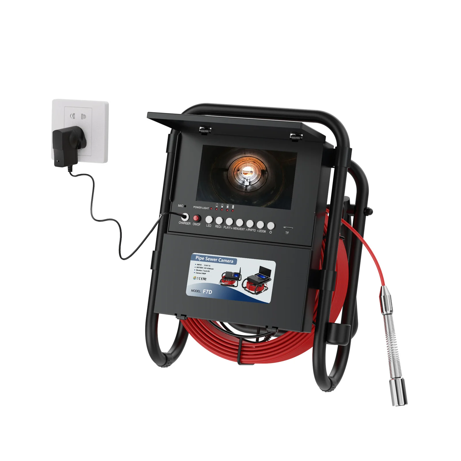 Sewer Pipe Inspection Camera with  23mm Endoscope Camera 7\