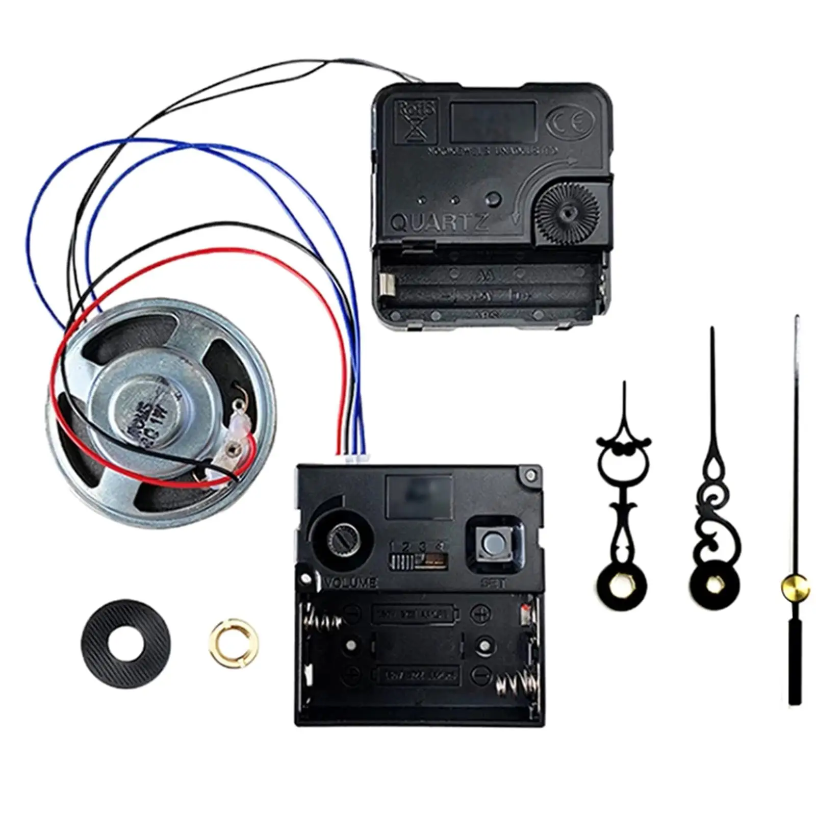 DIY Slingerklok Bewegingsmechanisme Kits Vervang muziekdoos Wandklok Vervangende onderdelen DIY Klokreparatieset Lange as