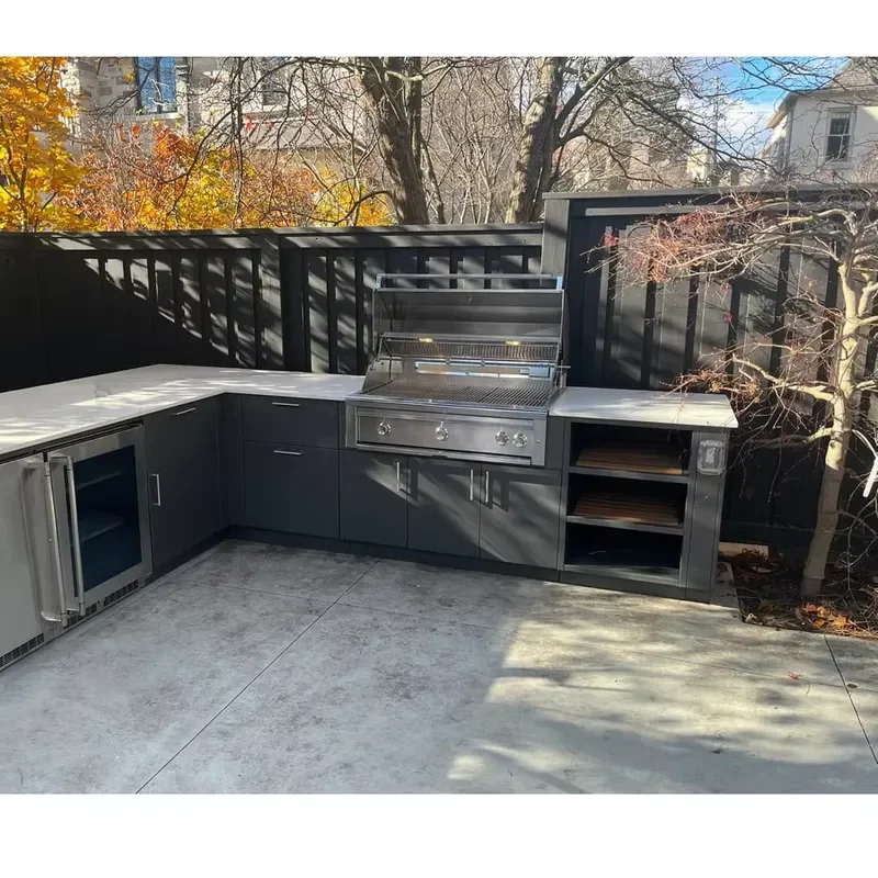 Pizza Oven Outdoor Garden Kitchen Outdoor Kitchen Equipment Prefabricated Modular Outdoor Kitchen