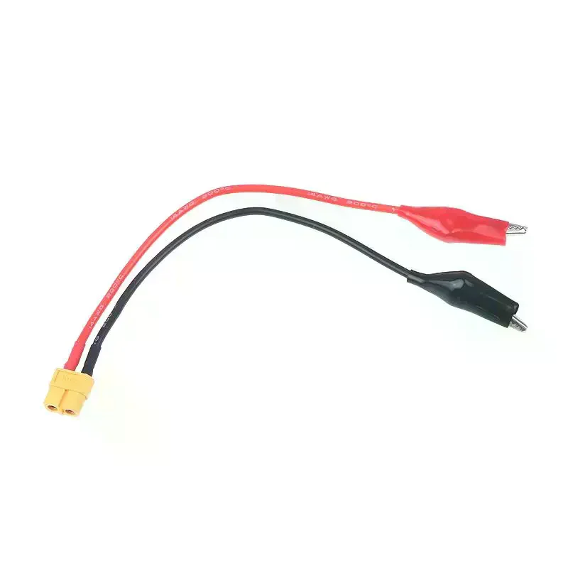 XT60 Connector Cable Alligator Clips For Measure Tool SKYRC NC2500 Pro Motor Run-in Line 14AWG Power Connection Cable