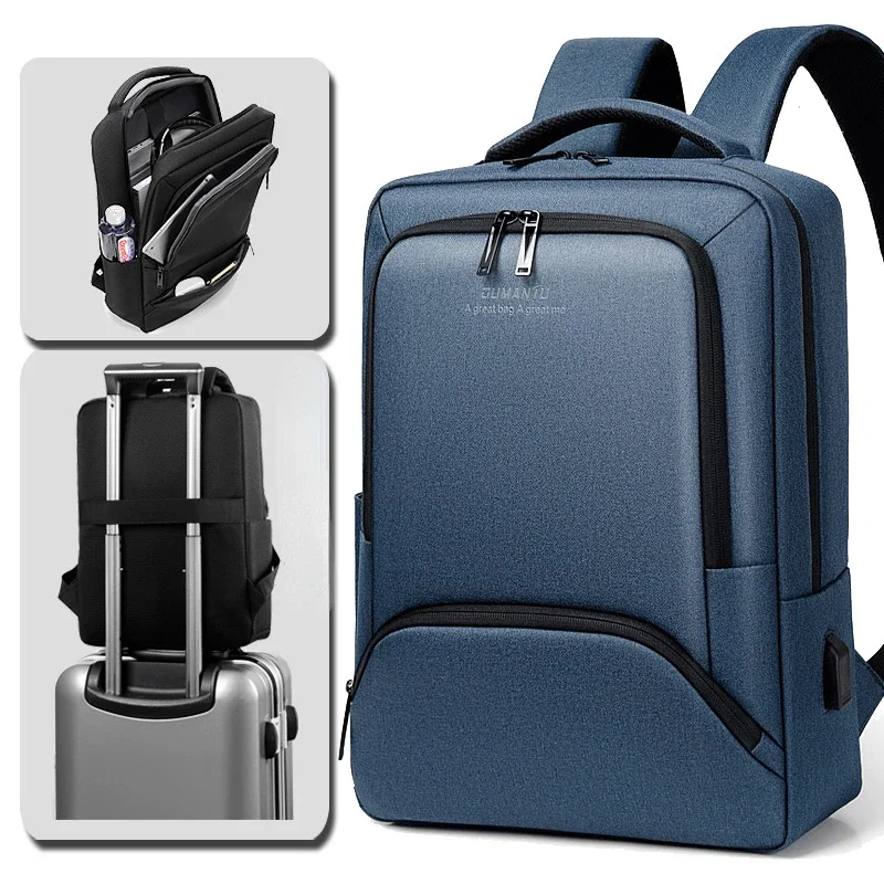 Imagem -06 - Mochila Expansível de Viagem de Computador para Homens Grande Capacidade 16 Polegadas Laptop Impermeável Negócios Bolsa de Escola Usb