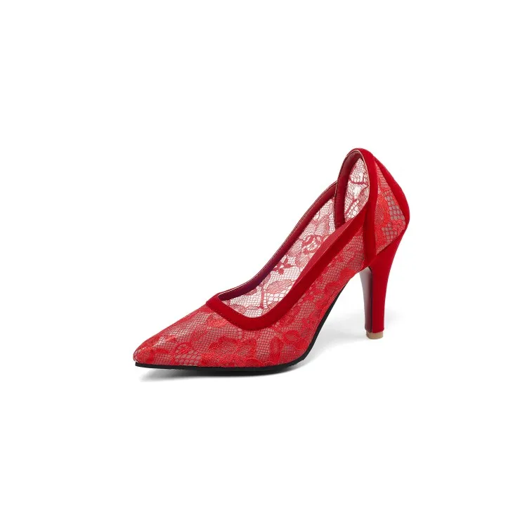 Big Size 11 12 13 14 15 16 17 18 19 high heels sandals women shoes woman summer ladies Pointed Hollow out Thick with sandals