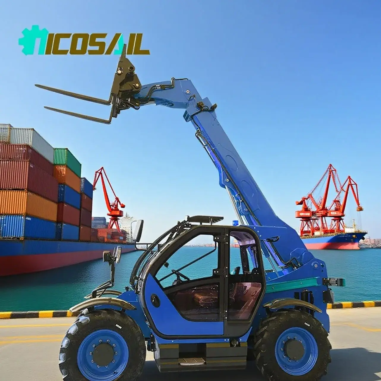 

Заводское производство нового типа телескопического вилочного погрузчика с землимовочным зданием на продажу