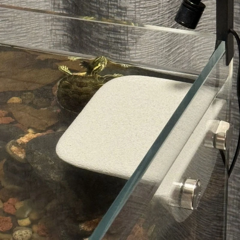 Magnetic Turtle Terrarium Basking Platform Deep Water Turtles Floating Platforms Small Turtle Habitat Turtles Tank Decoration