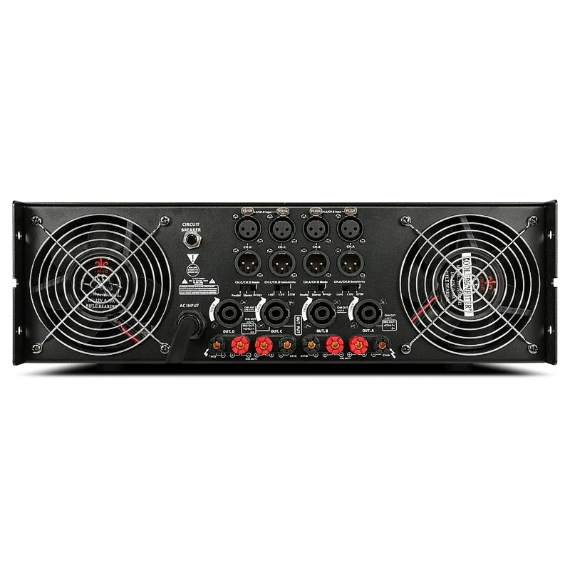 

Good items l 3U 4*1300W Pro Audio Amplifier 4 Channel Class H Stereo Sound System Stage Performance Professional Power Amplifier