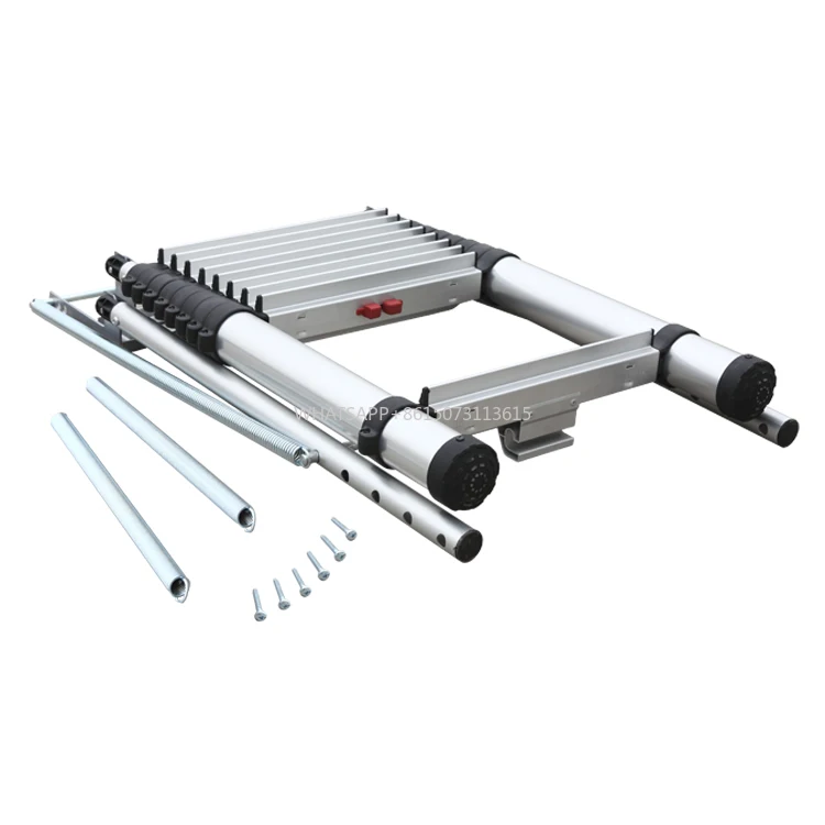 Factory Wholesale Portable Multifunctional Household Loft Ladder Aluminum Alloy Folding Telescopic Construction Site Ladder