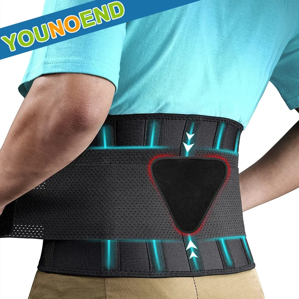 

Adjustable Waist Brace Breathable Back Support Belt with Lumbar Pad for Lower Back Pain Relief,Sciatica,Herniated Disc,Scoliosis