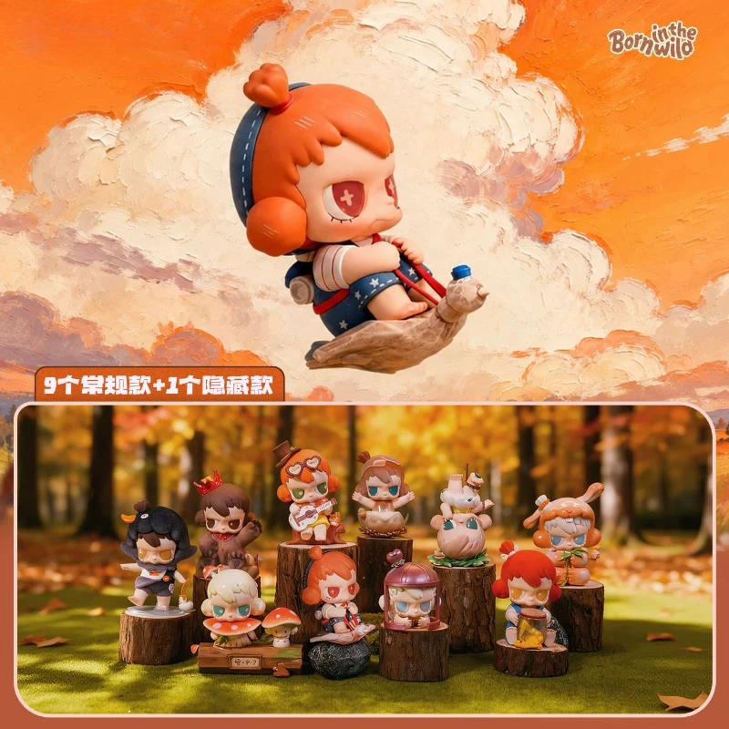 

LILYS Born in The Wild Series Blind Box Toys Vinyl Plush Pendant Cute Anime Figure Model Collectible Desktop Ornament Charm Gift