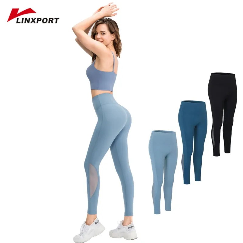 Pantaloni da Yoga Leggings in rete femminile abbigliamento sportivo pantaloni da corsa sportivi abbigliamento da palestra calzamaglia da Jogging Elastici Fitness Capris Leggins