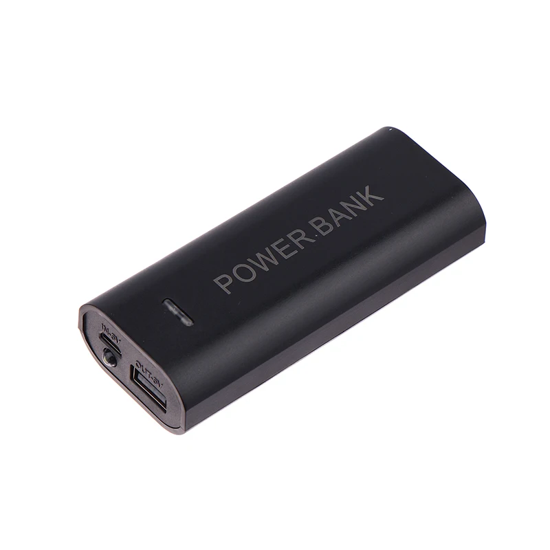 Custodia portatile per banca di potere Scatola batteria fai da te a 2 celle 18650 per carica smartphone 5V 1A per batteria 18650 con indicatore luminoso