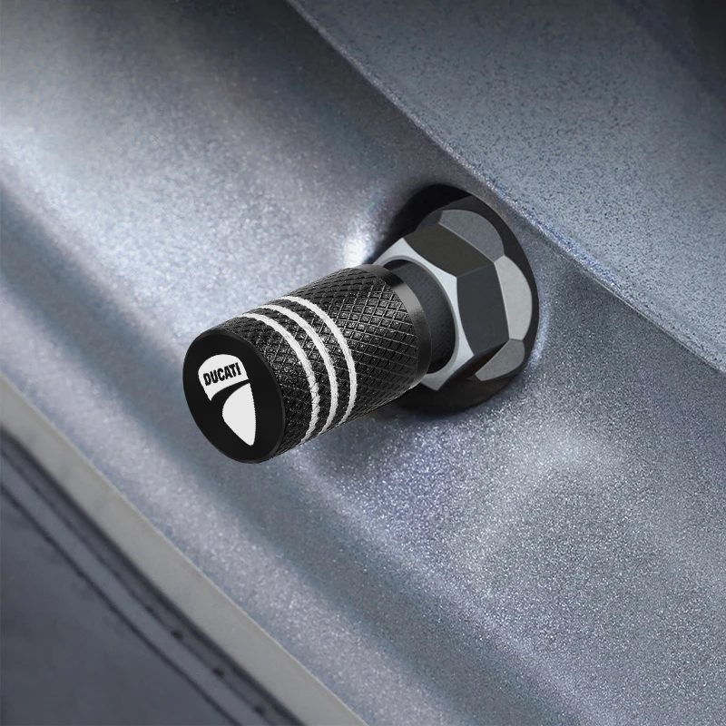Tire Valve Air Port Stem Cover Cap Plug Accessories For Motorcycle Ducati Scrambler Multistrada 950 1100 1260 Sport Monster view 6