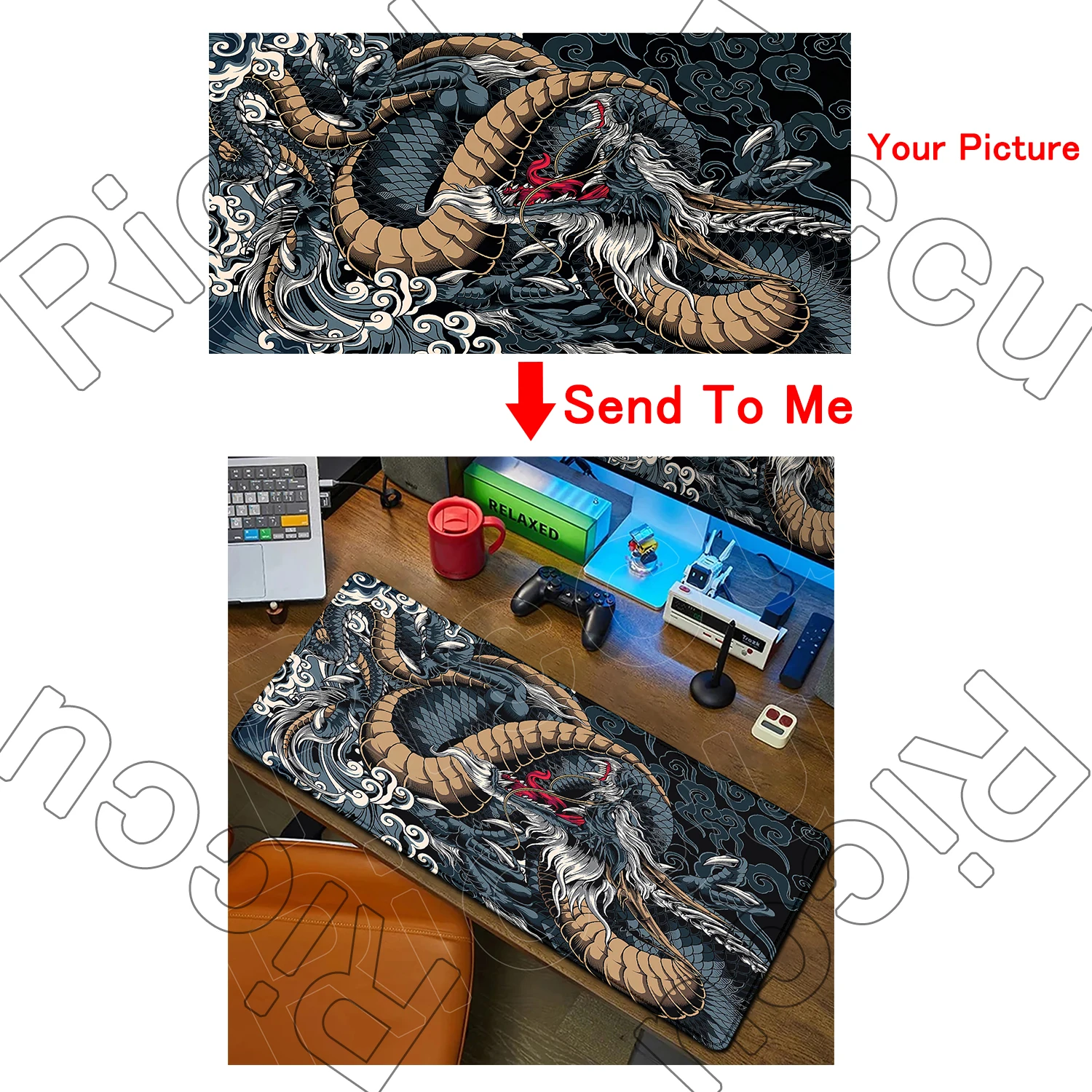 HD الطباعة لتقوم بها بنفسك مخصص الفئران الوسادة ألعاب Xxl مكتب ماوس الوسادة OEM شعار الخصومات السائبة الجدول حصيرة كبيرة لوحة المفاتيح الألعاب مخصصة البساط