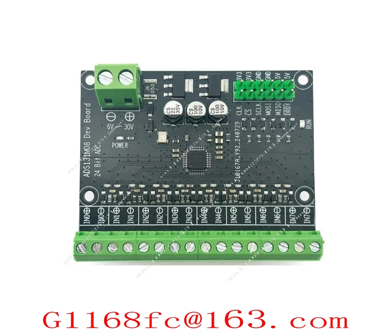 ADS131M08 Module, Development Board, 24 Bit High-precision ADC, 8-channel Differential Input