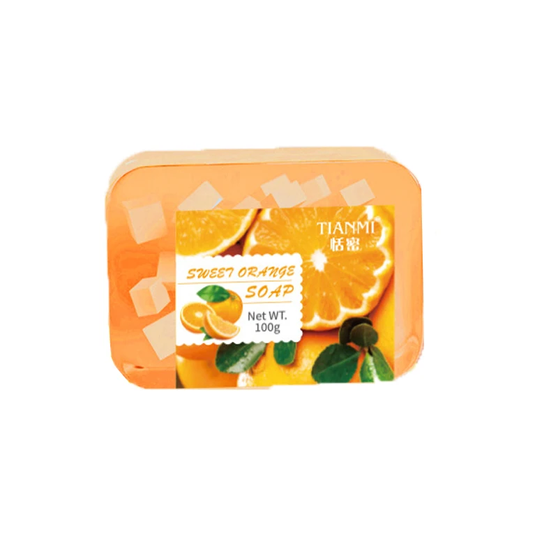 صابون جيلي برتقالي حلو غني بالبرتقال الحلو والجلسرين، ينظف الوجه والجسم بعمقًا ويرطب ويرطب
