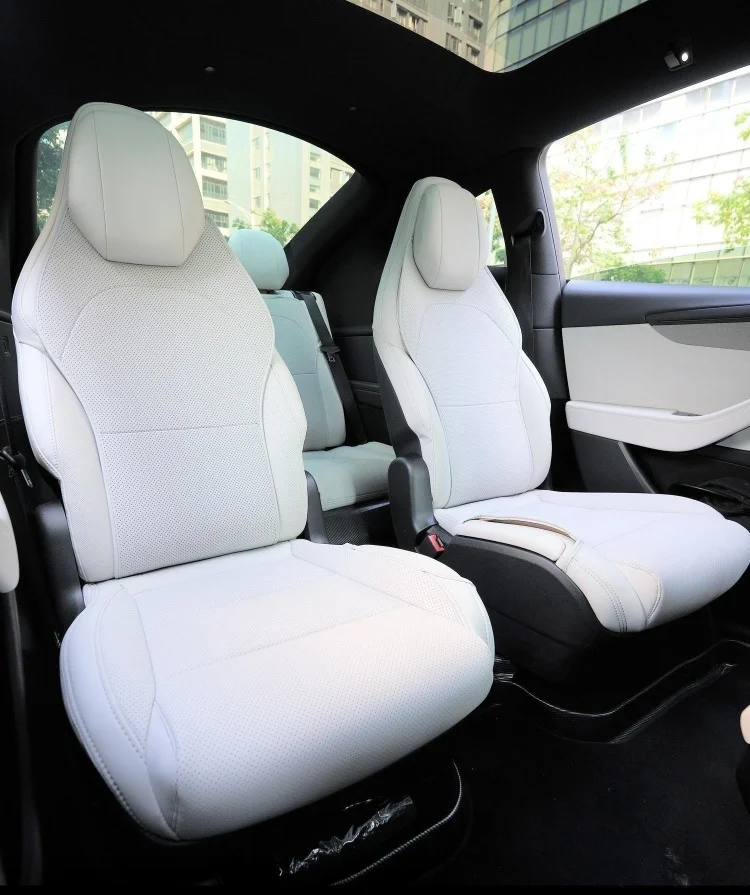 For Tesla Model YL New Car Seats Cover Nappa Leather YL Invisible Seat Cushions Ventilation High Quality Interior Accessories