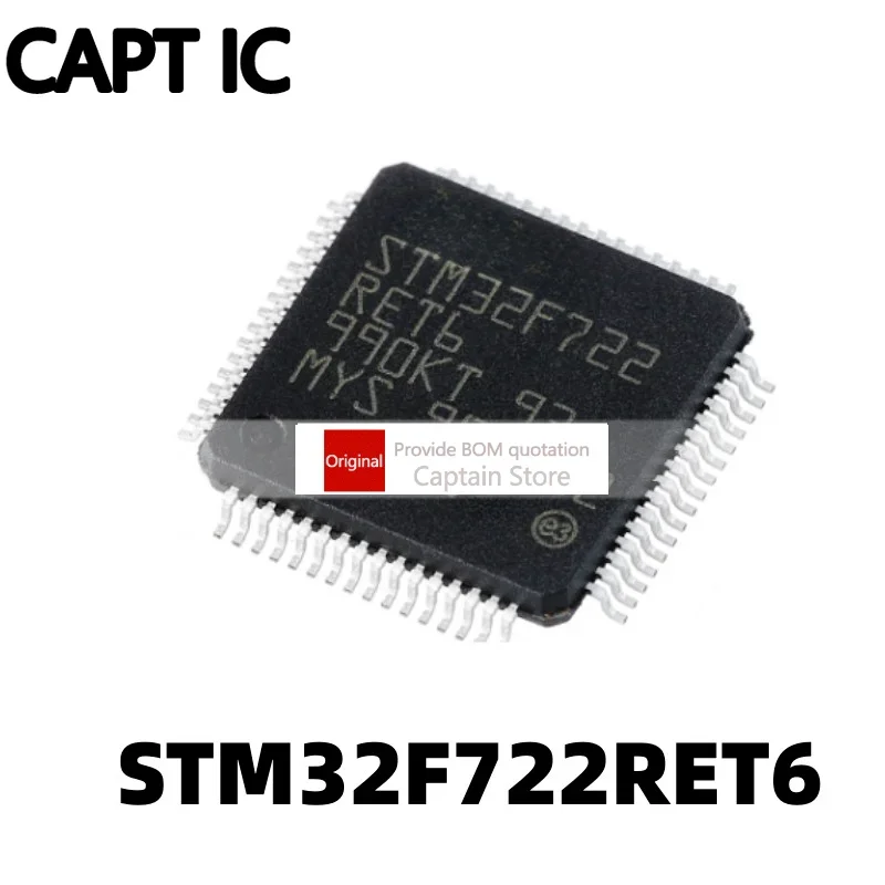 

5PCS STM32F722RET6 LQFP64