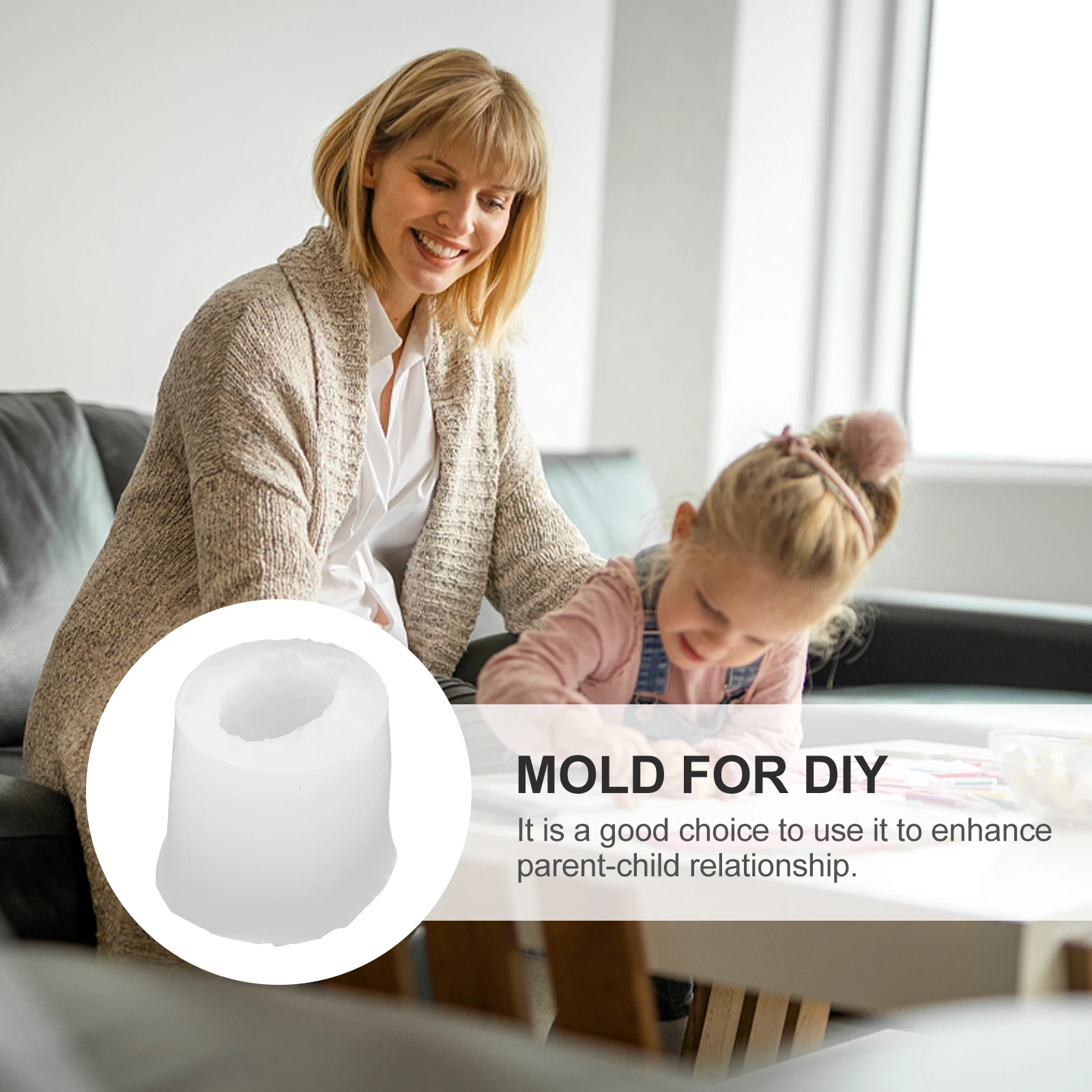 Formy silikonowe do rękodzieła DIY, narzędzia do samodzielnego wykonania silikonowych świec, mydeł, ciast, łatwe w czyszczeniu, wielokrotnego użytku, do projektów DIY.
