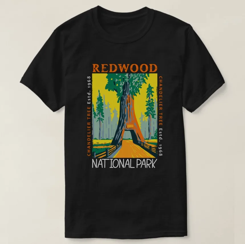 Redwood National Park Chandelier Tree Distressed T-Shirt