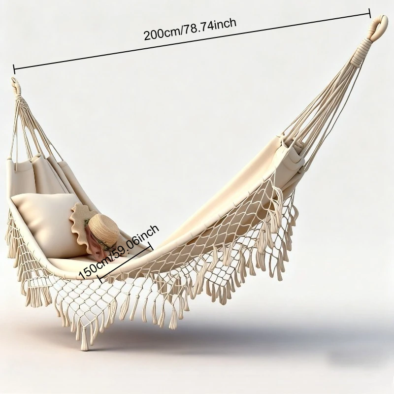 Outdoor Double-person Slumber Hammock - Outdoor Camping, Courtyard Swing Hammock - Suitable for Outdoor Camping and Beach Trips