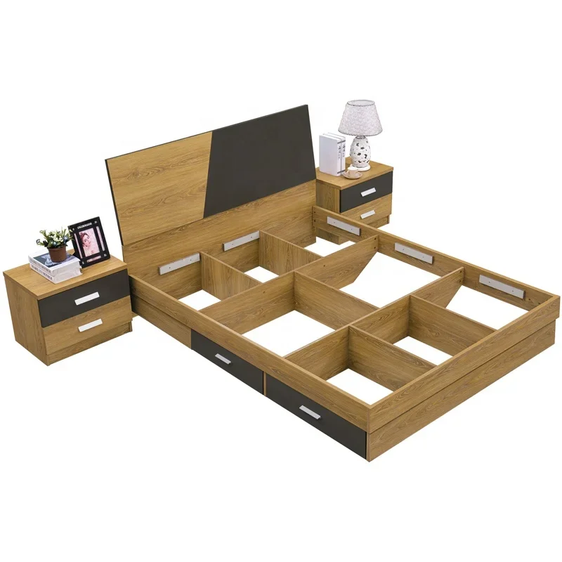 

# Double Bed Frame Modern Queen Comfort Hotel Beds 2021