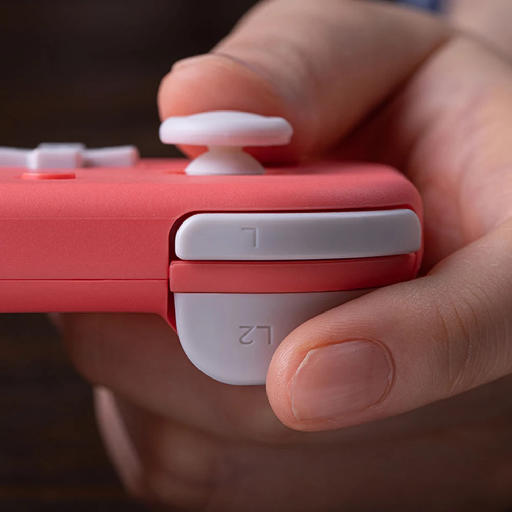 8BitDo Lite 2 BT Gamepad مع أجهزة التحكم في الحركة المحركات الخطية الاهتزاز وحدة تحكم لاسلكية وحدة تحكم الألعاب اللاسلكية للتبديل
