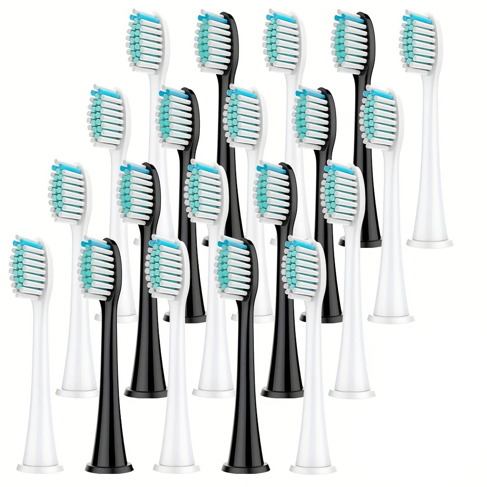 

20pc Replacement Toothbrush Heads, suitable Professional Electric Tootbrush Heads, Brush Heads suitable