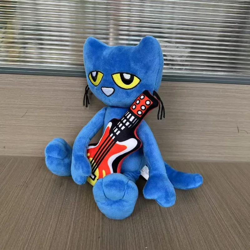 Cross Border Popular Pete the Cat Plush Toy Cartoon Animal Plush Doll Early Childhood Education Picture Book Doll for Kids Gifts