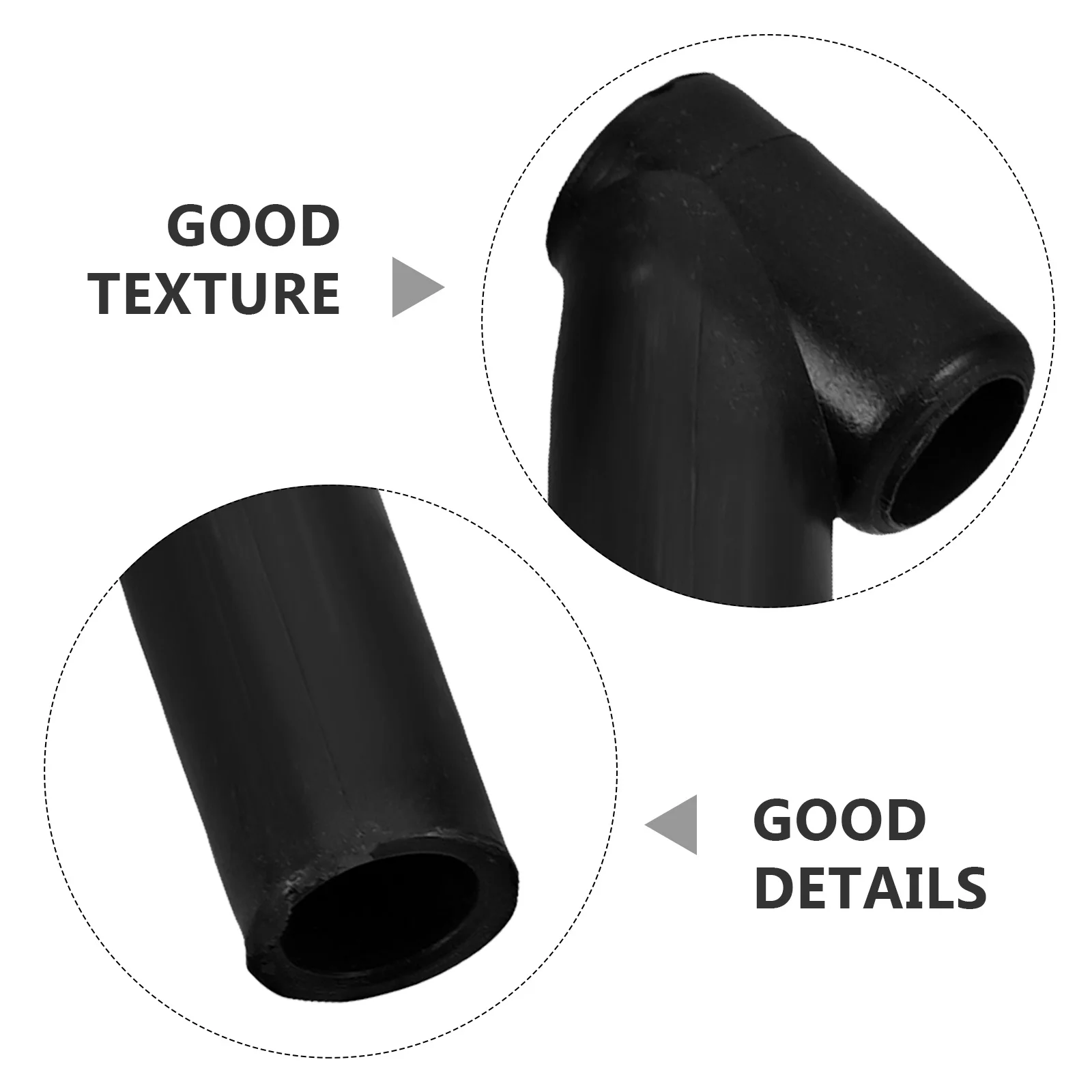 10pcs Kite Rod Connectors Black Plastic Frame Joint Accessories For Diy Kite Repair Outdoor Sports Durable Wind Resistant