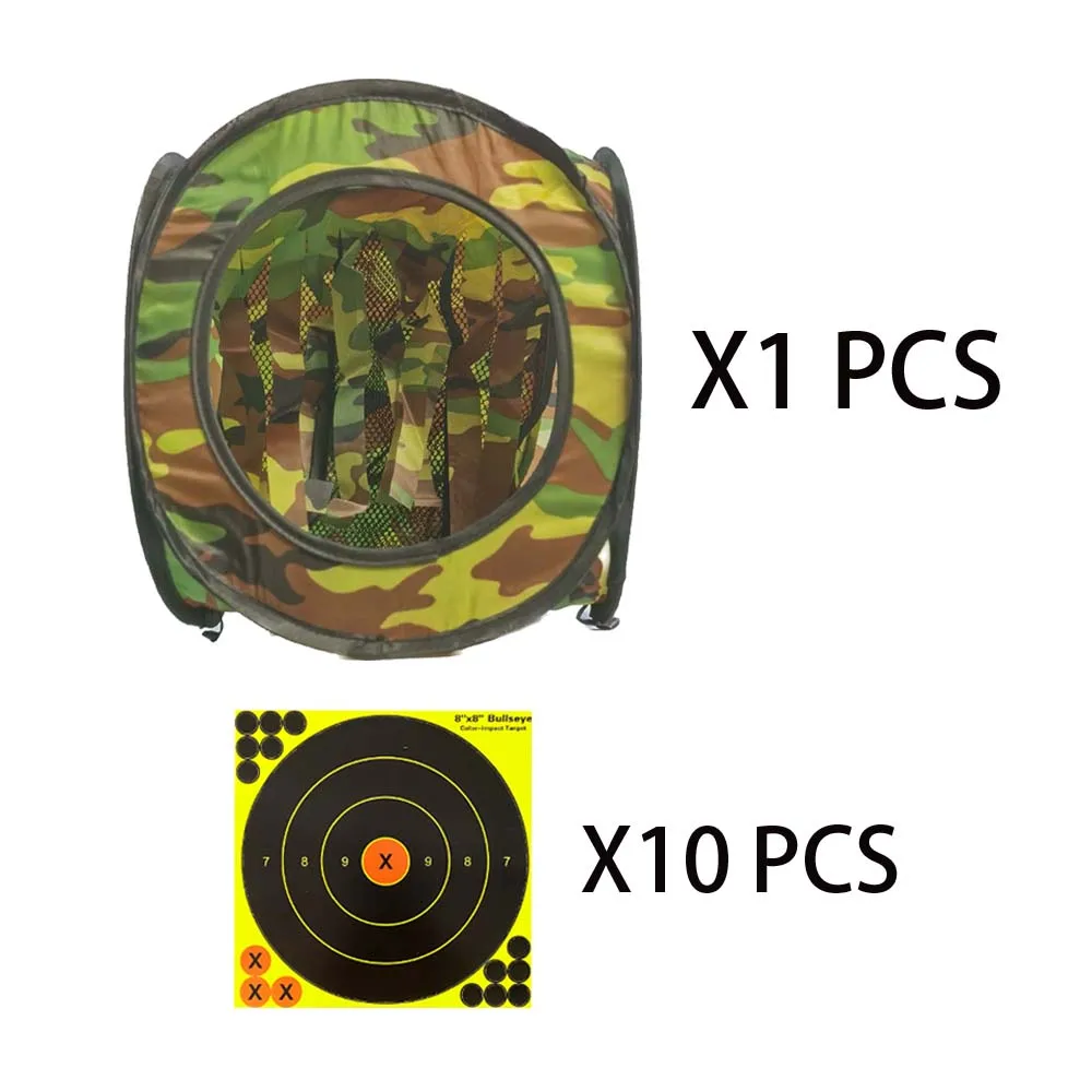 Tent Target Box+Various Applicable Bull's-eye & Paper