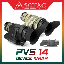 SOTAC Tactical Night Vision Wrap PVS 14 NVG Sticker MC Black or MC