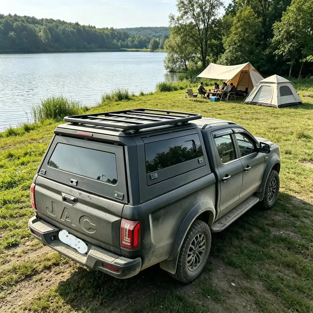 Pickup Canopy for T9 2023+ T6 T8 High Quality 5 Series Aluminum Lightweight Fuel Efficient Waterproof Dustproof Tailbox Locking