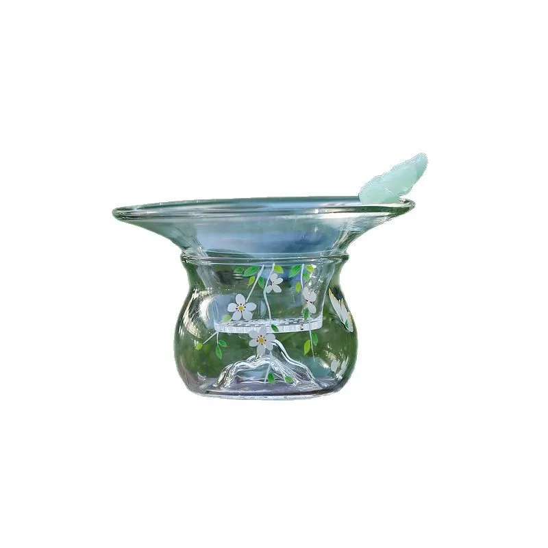 

High borosilicate glass tea leak tea filter integrated kung fu tea set accessories fair cup filter filter screen set