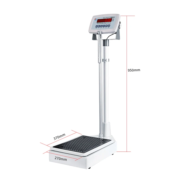 150kg Mechanical Body Balance Hospital Bilateral Measuring Digital Weighing Scales with Height