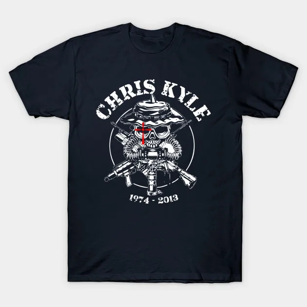 Naval SEALs Sniper Chris Kyle T-Shirt New 100% Cotton O-Neck Summer Short Sleeve Casual Mens T-shirt Size S-3XL