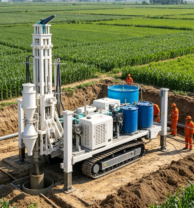 Hydraulic Crawler Mounted Reverse Circulation RC Drilling Rig for Mining Bore Drill Machine