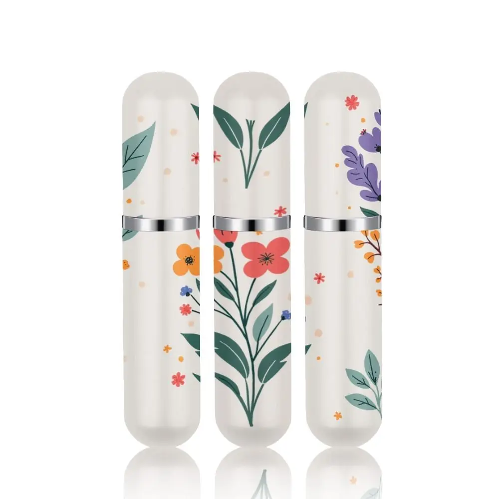 5ml Mini Perfume Bottle Essential Oil Alcohol Refillable Spray Rotating Bottle Spray Atomizer Bottle Empty Cosmetic Containers
