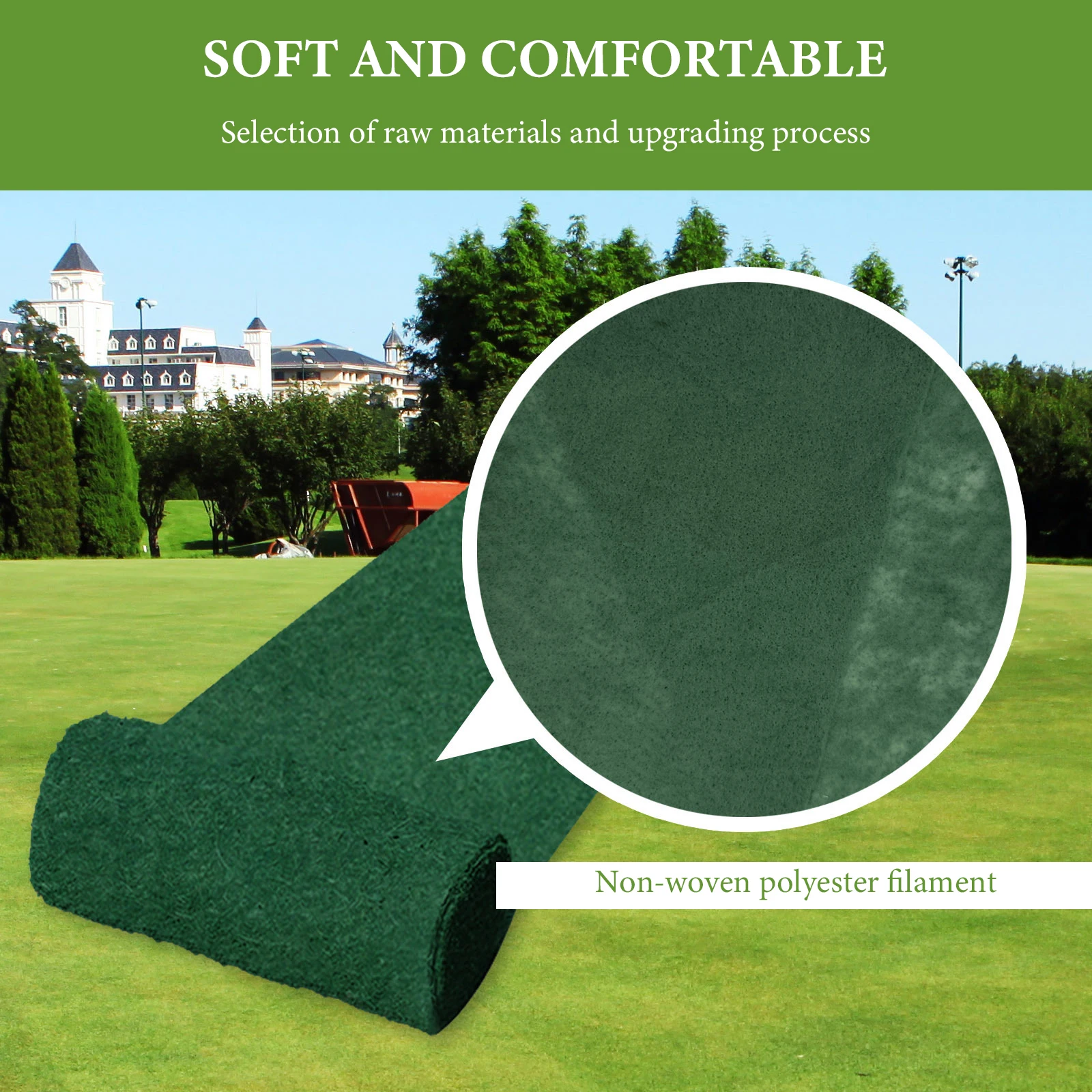 Biodegradable Grass Seed Mat Horticultural Lawn Seed Blanket Non-woven Suit For Vegetable Plants Yard Flowers Mat Supplies﻿