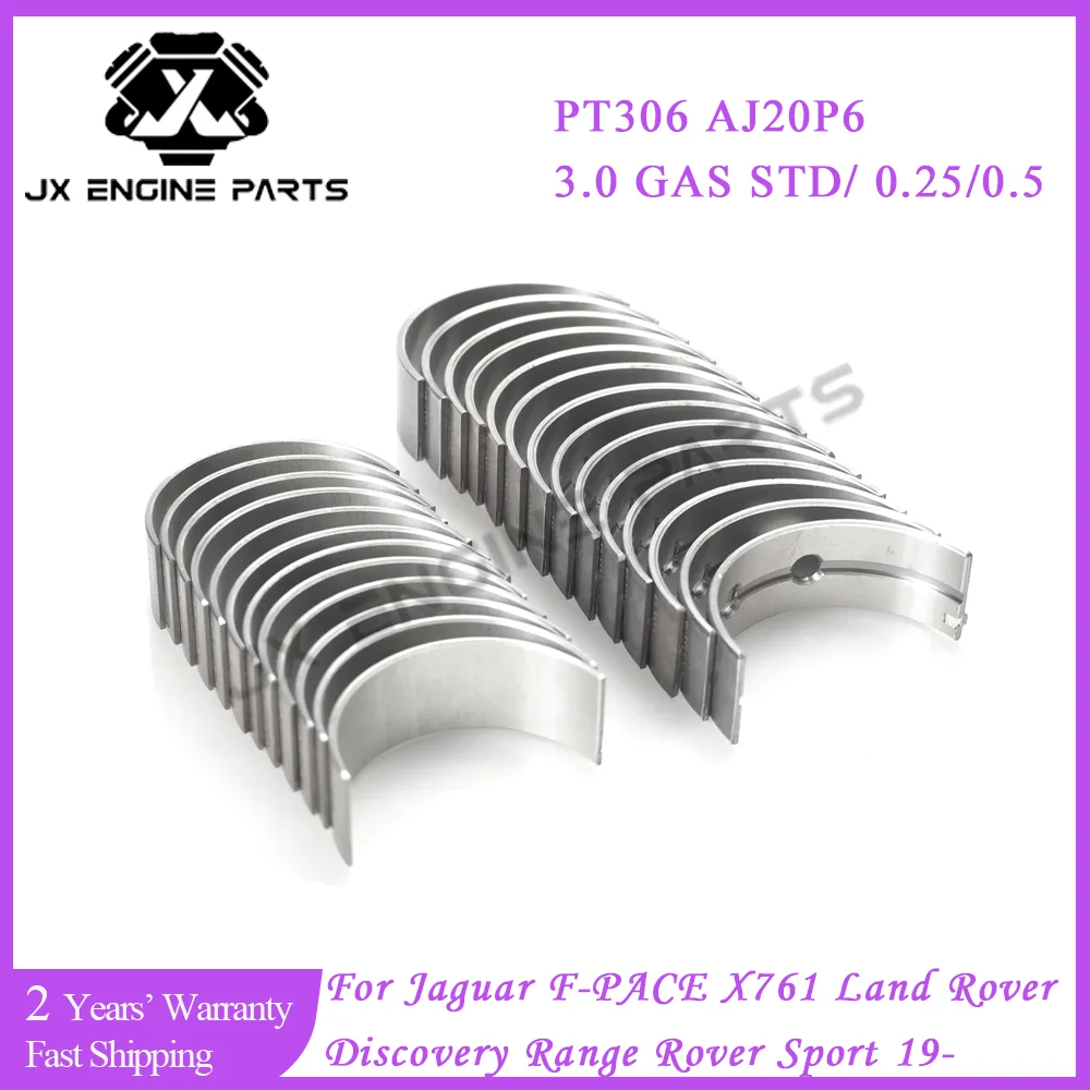 PT306 AJ20P6 Engine Main Connecting Rod Bearing Set For Jaguar Land Rover 3.0 Discovery Range Rover Sport L462 L560 3.0L AJ300
