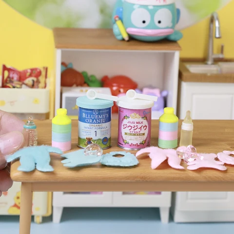 Миниатюрные бутылочки для кукол OB11 Snoedoll