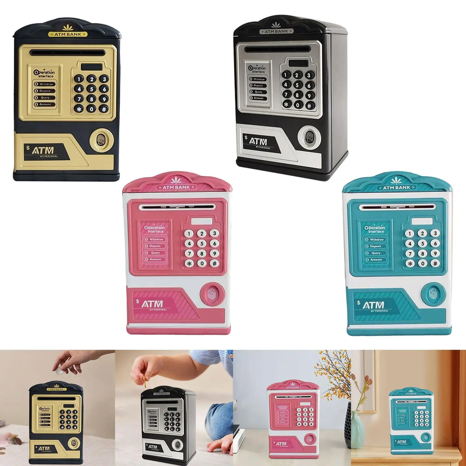 صندوق توفير للأطفال من بيجي بانك للأطفال من سن 3 4 5 6 7 8 سنوات #1