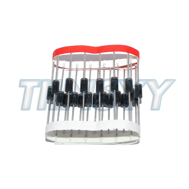 20PCS Rectifier Diode 1N5408 1N5404 1N5401 1N5822 1N5818 UF5408 UF5402 6A10 10A10 DO-27 NEW ORIGINAL